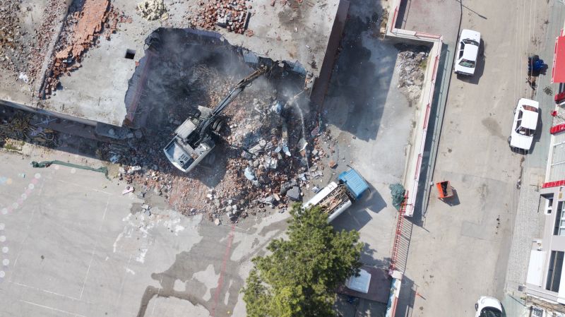 Demolition Equipment in Action